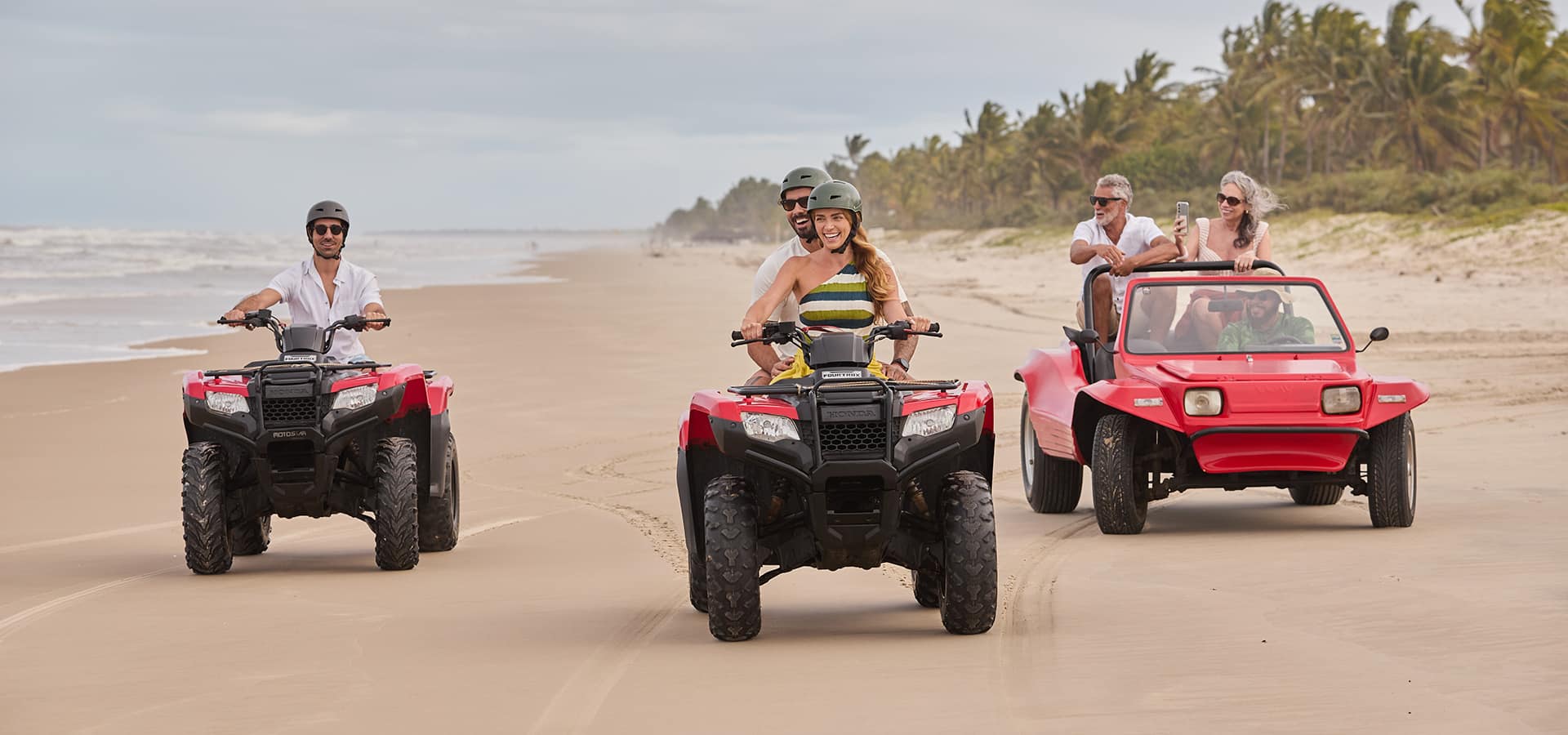 home quadriciclo praia